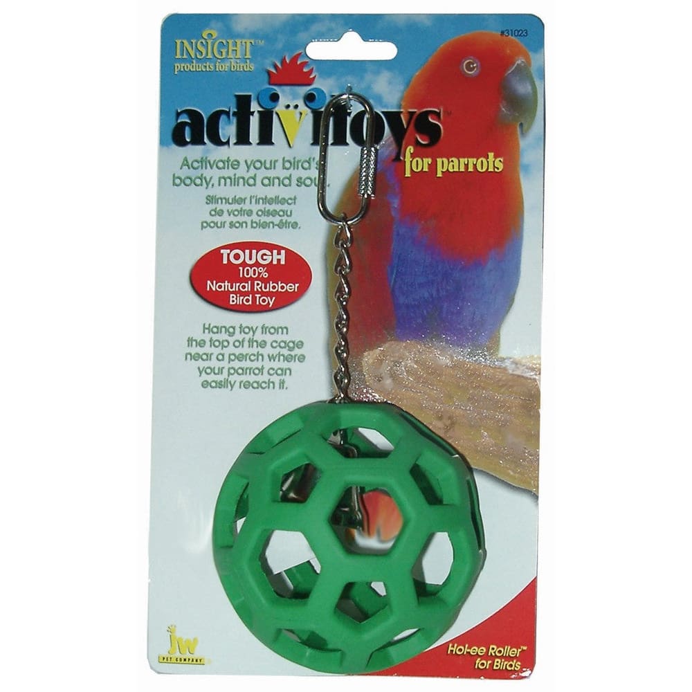 JW Pet ActiviToy Hol-ee Roller Bird Toy Multi-Color Large - Pet Supplies - JW