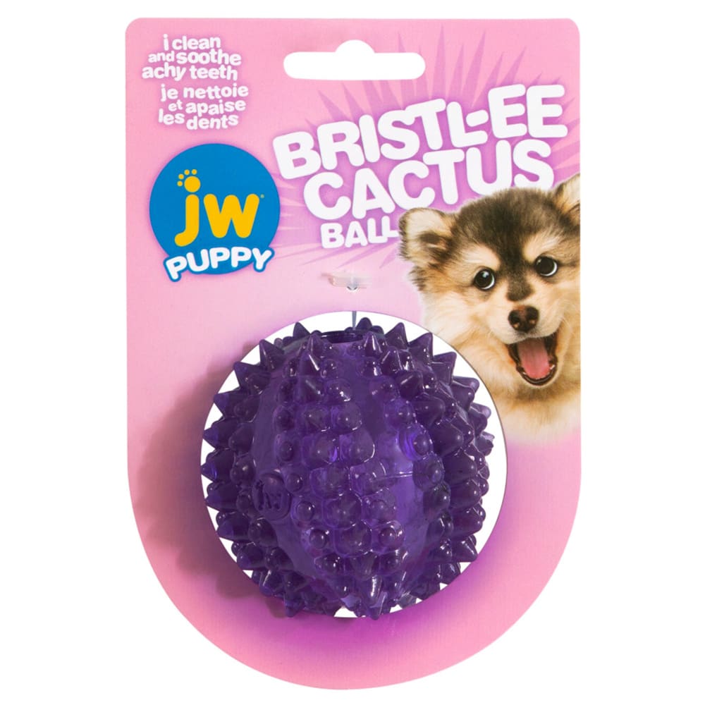 JW Pet Bristlee Cactus Ball Puppy Toy Puppy - Pet Supplies - JW