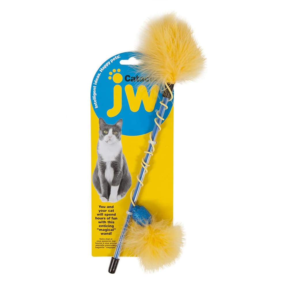 JW Pet Cataction Feather Wand Cat Toy - Pet Supplies - JW