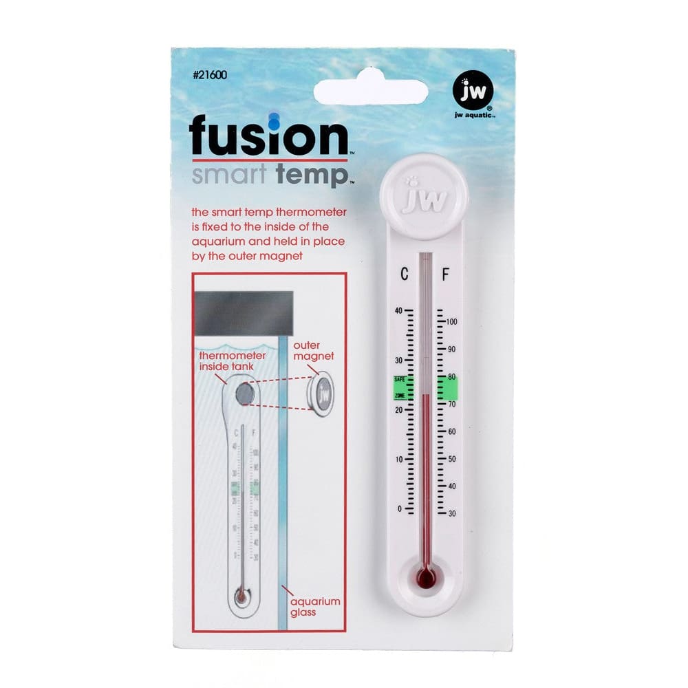 JW Pet Fusion Smart Temp Aquarium Thermometer White One Size - Pet Supplies - JW