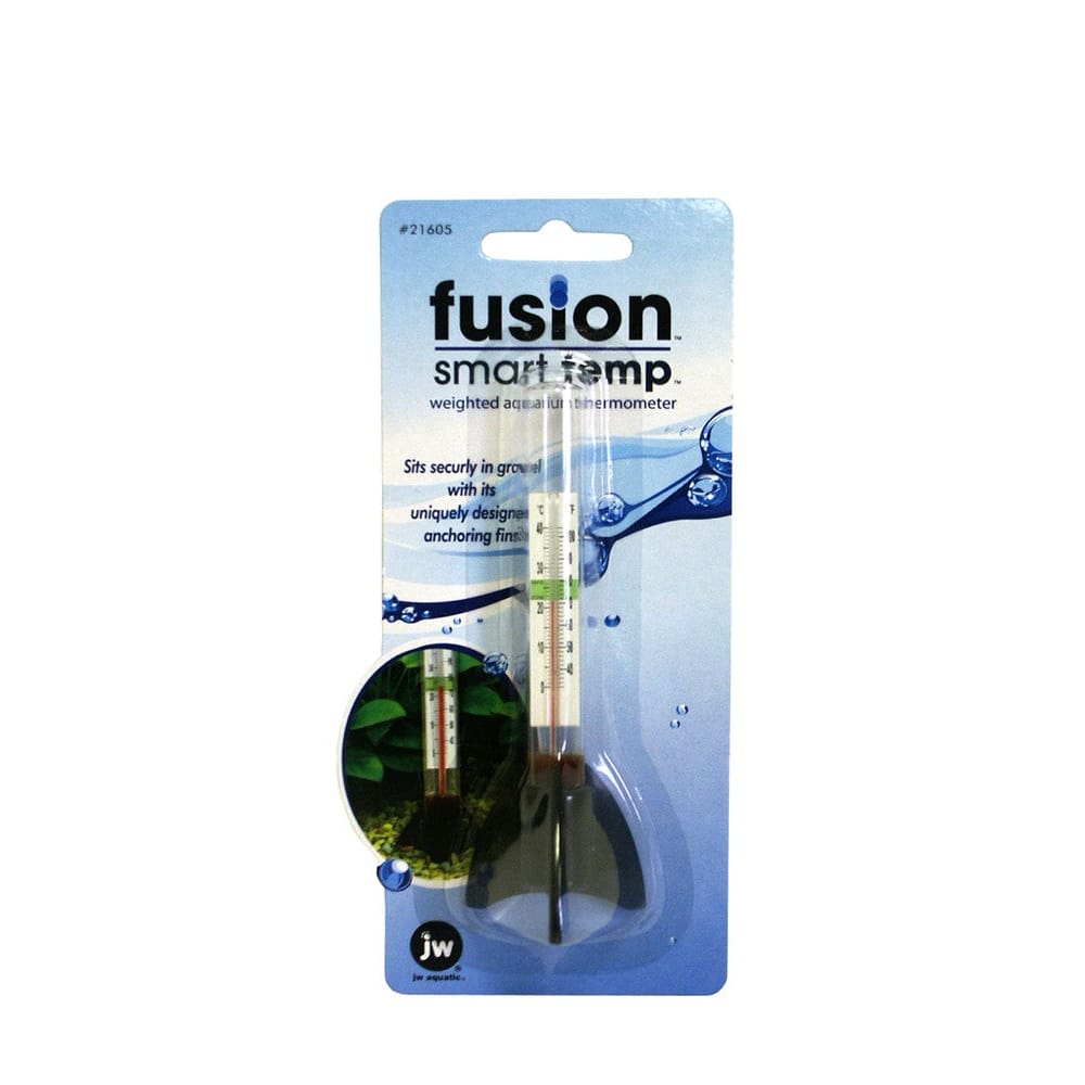 JW Pet Fusion Smart Temp Weighted Aquarium Thermometer White One Size - Pet Supplies - JW