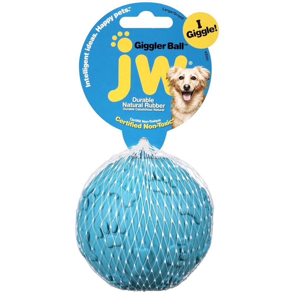 JW Pet Giggler Ball Dog Toy Assorted Large - Pet Supplies - JW