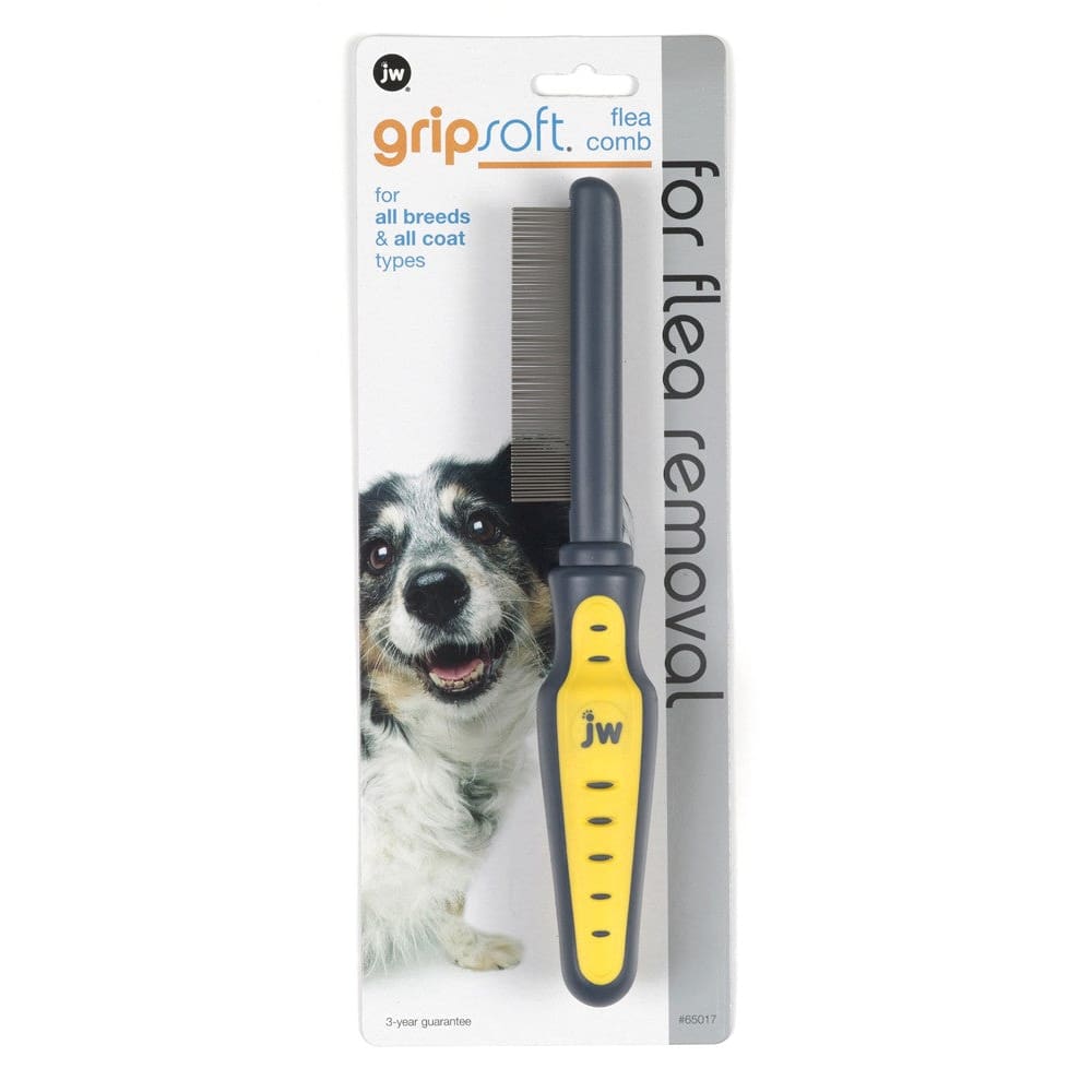 JW Pet GripSoft Dog Flea Comb One Size - Pet Supplies - JW