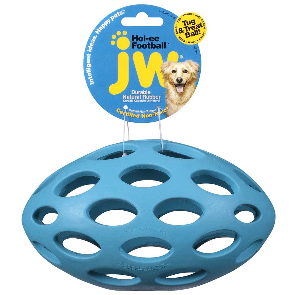 JW Pet Hol-ee Football Dog Toy Assorted Large - Pet Supplies - JW