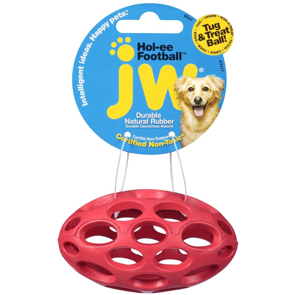 JW Pet Hol-ee Football Dog Toy Assorted Mini - Pet Supplies - JW