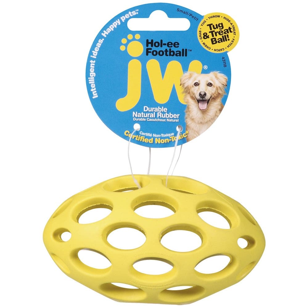 JW Pet Hol-ee Football Dog Toy Assorted Small - Pet Supplies - JW