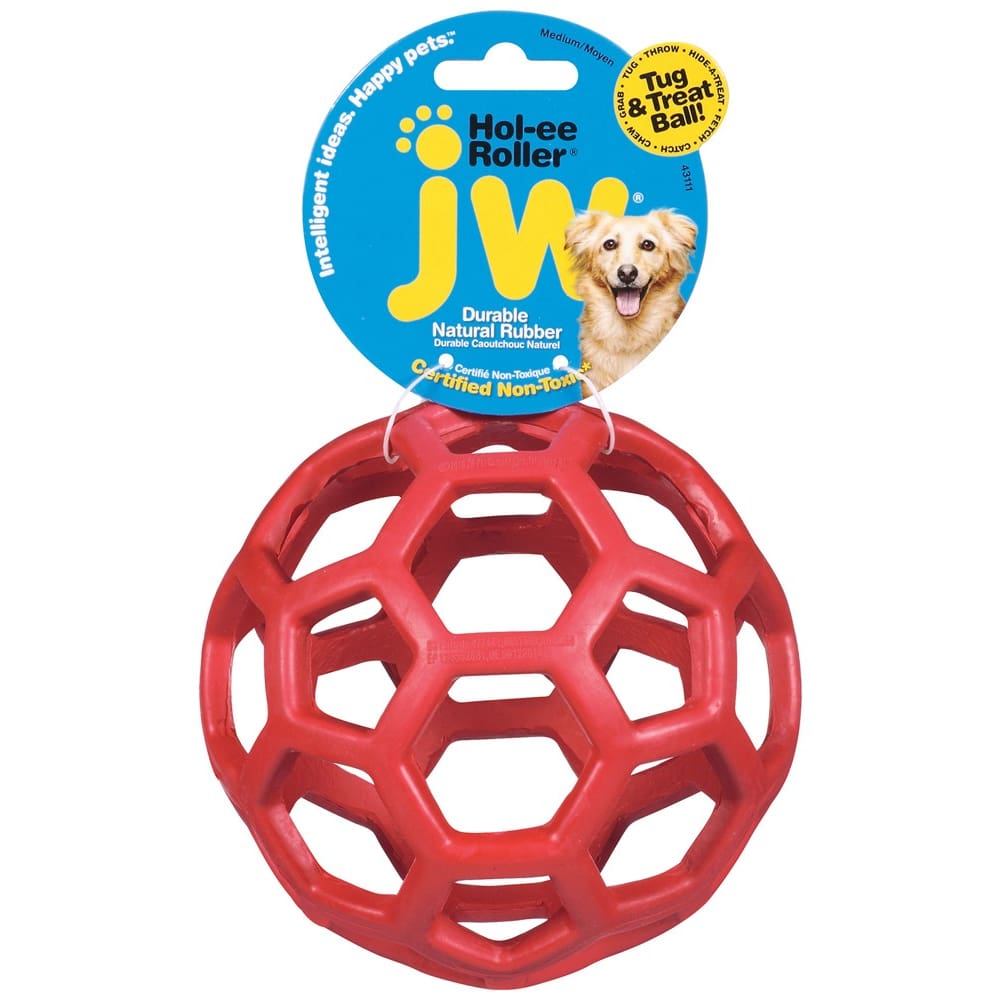 JW Pet Hol-ee Roller Dog Toy Assorted Medium - Pet Supplies - JW