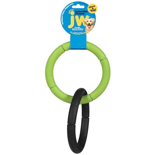 JW Pet Invincible Double Chains Dog Toy Assorted Large - Pet Supplies - JW