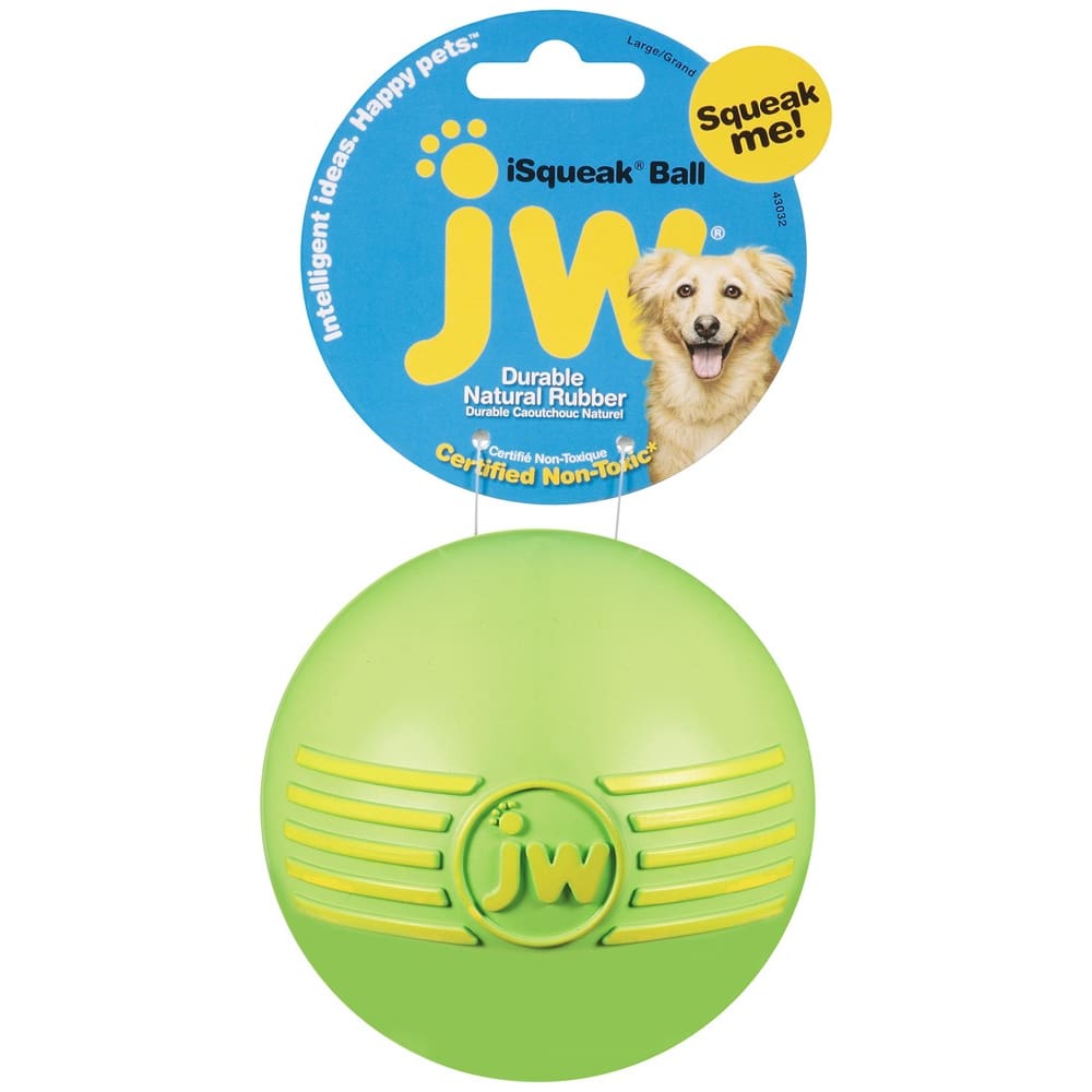 JW Pet iSqueak Ball Dog Toy Assorted Large - Pet Supplies - JW