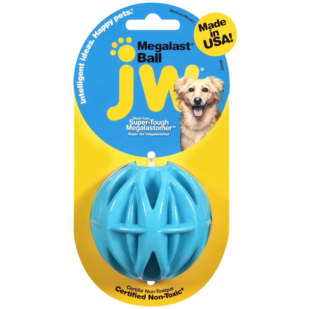 JW Pet MegaLast Dog Toy Ball Assorted Medium - Pet Supplies - JW