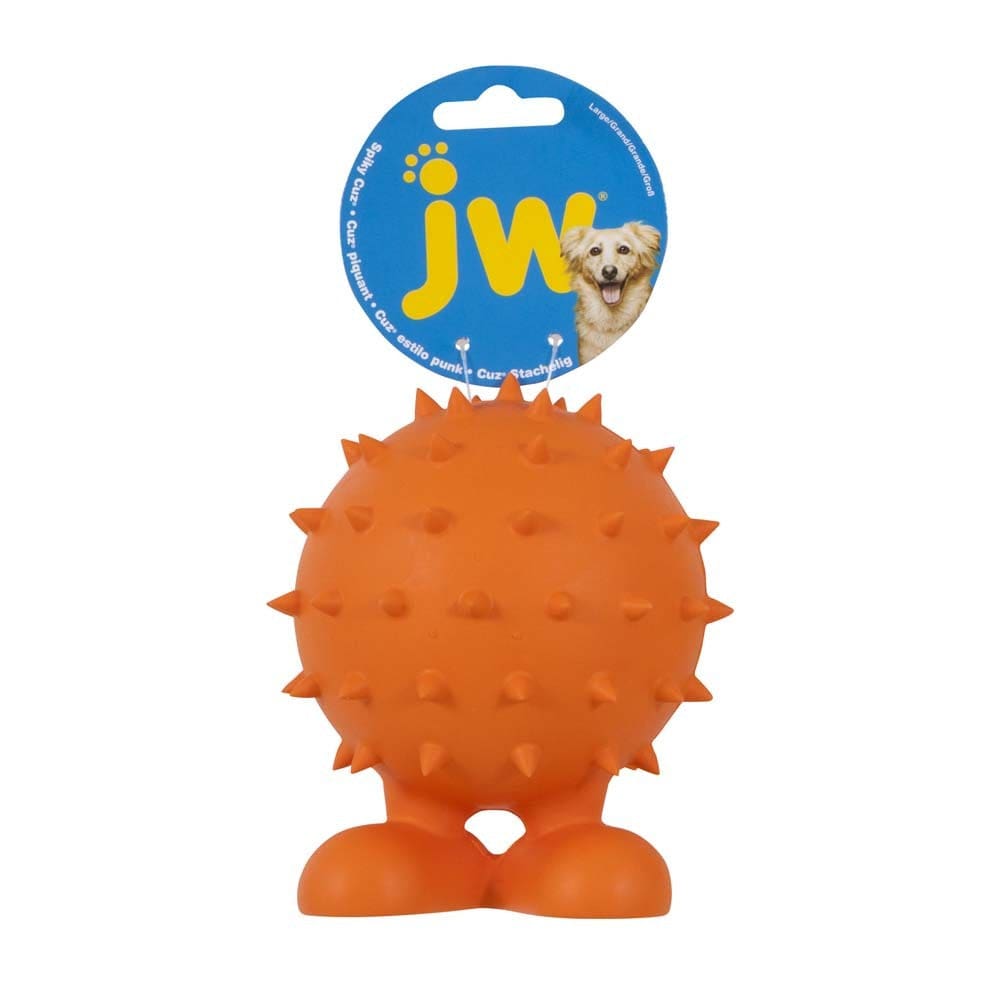 JW Pet Spiky Cuz Dog Toy Assorted Large - Pet Supplies - JW