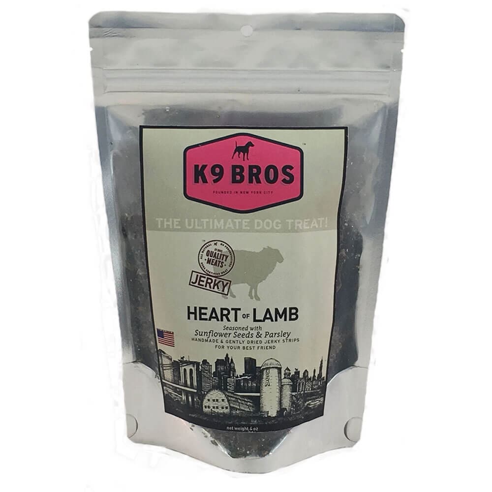 K9 Bros Heart Of Lamb Jerky 4oz - Pet Supplies - K9