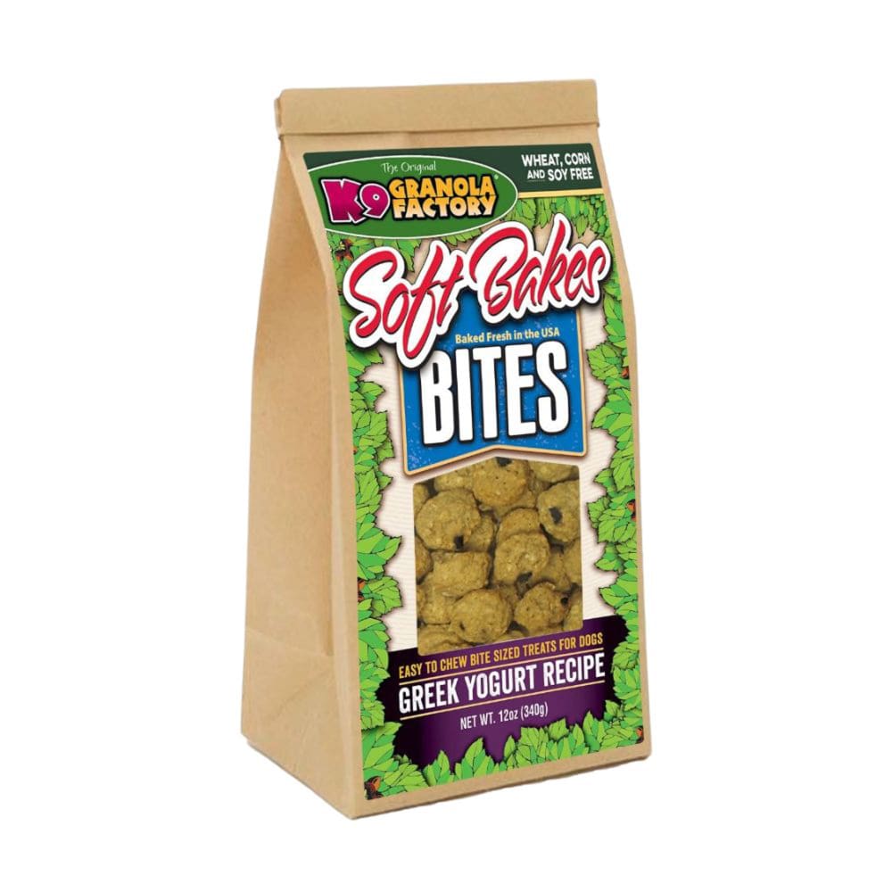 K9 Granola Soft Bakes Bites; Yogurt Blueberry Chia Seed 12oz - Pet Supplies - K9