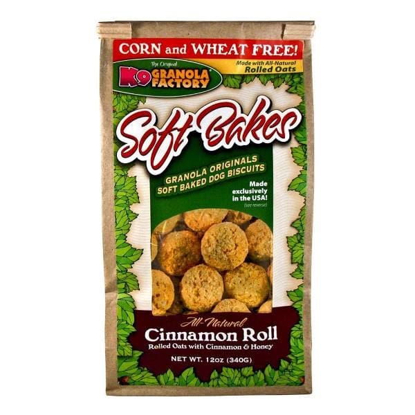 K9 Granola Soft Bakes; Cinnamon Roll 12oz - Pet Supplies - K9