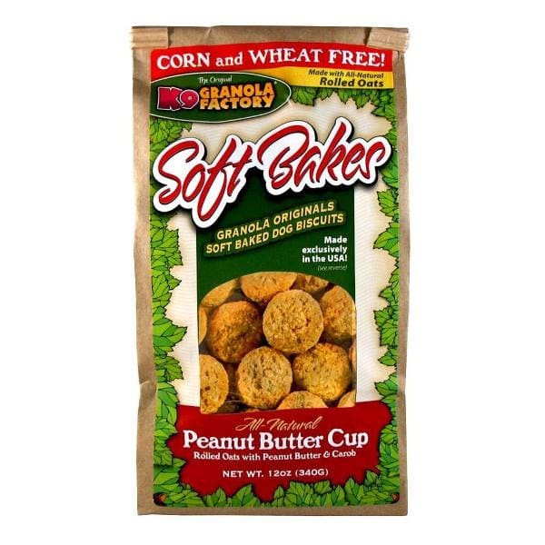 K9 Granola Soft Bakes; Peanut Butter Cup 12oz - Pet Supplies - K9