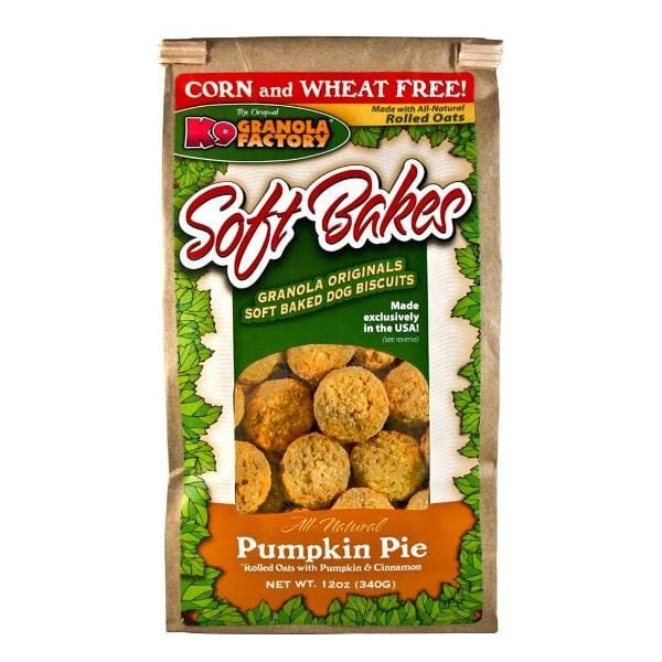 K9 Granola Soft Bakes; Pumpkin Pie 12oz - Pet Supplies - K9