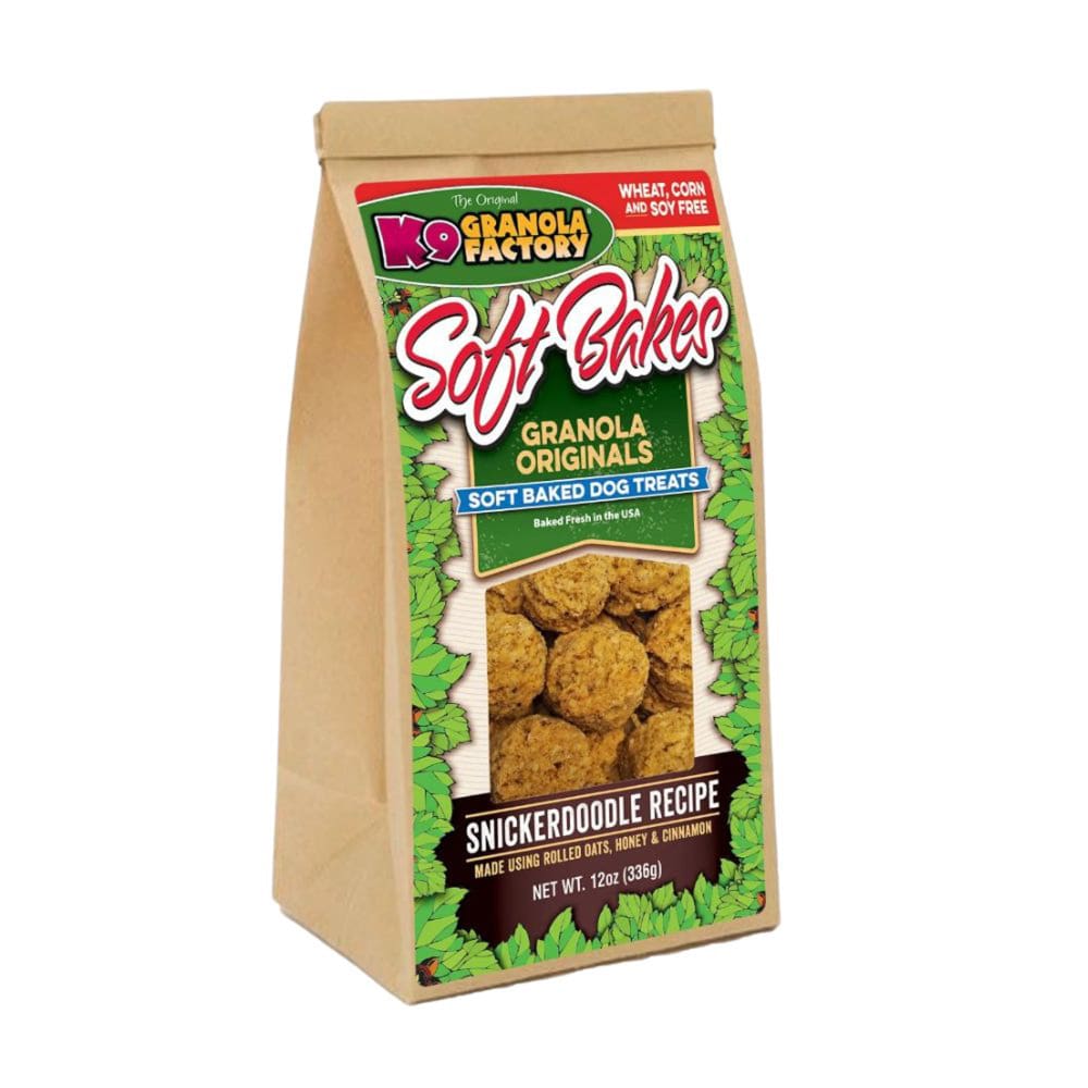 K9 Granola Soft Bakes; Snickerdoodle 12oz - Pet Supplies - K9