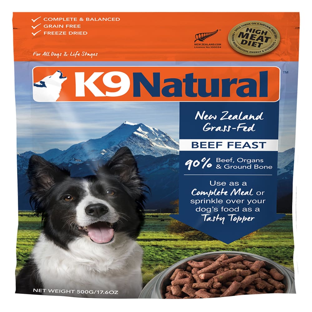 K9 Natural Dog Freeze Dried Beef 1.1 Lbs - Pet Supplies - K9