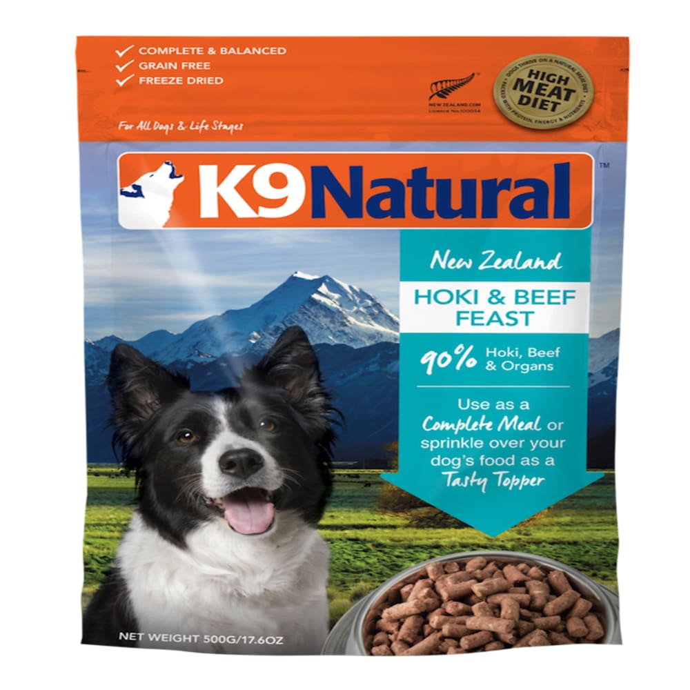 K9 Natural Dog Freeze Dried Beef Hoki 1.1 Lbs - Pet Supplies - K9
