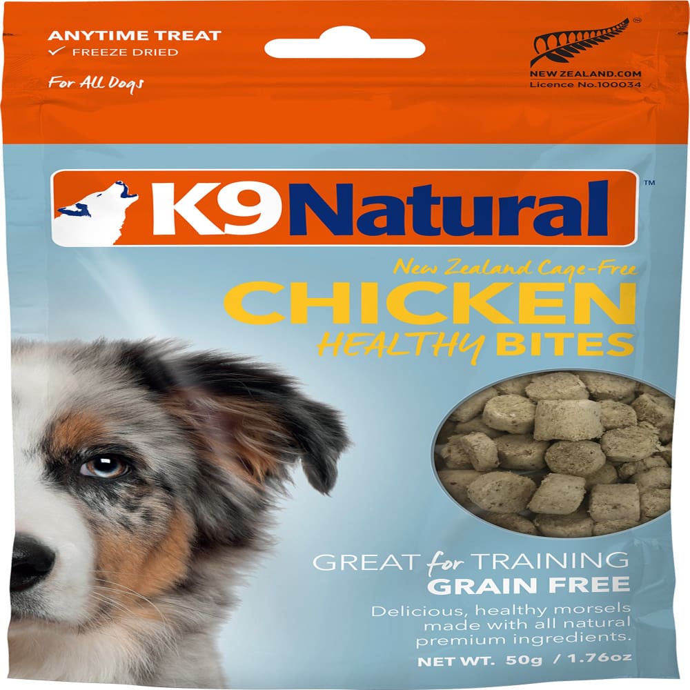 K9 Natural Dog Freeze Dried Bites Chicken 1.76 Oz. - Pet Supplies - K9
