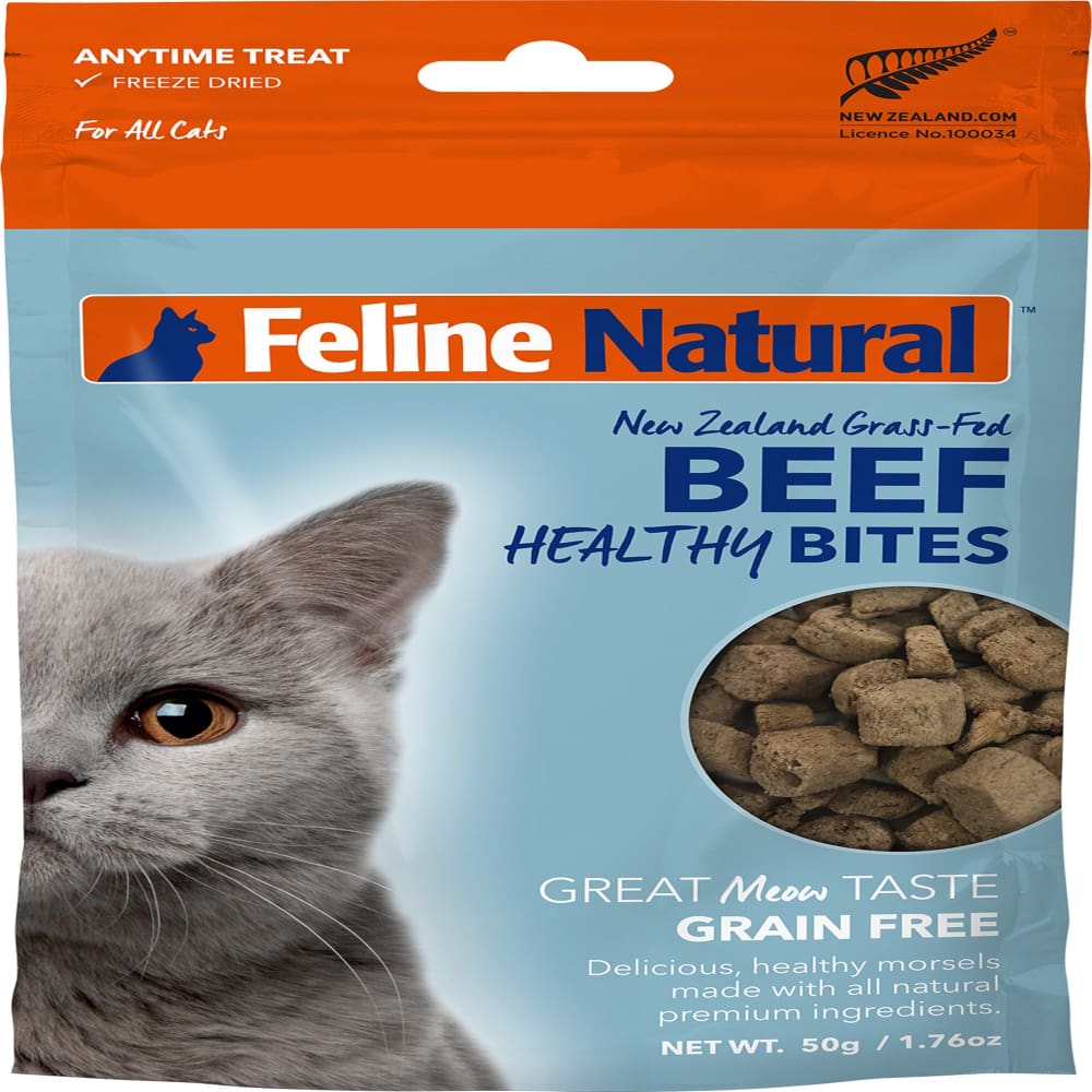K9 Natural Feline Freeze Dried Bites Beef 1.76 Oz. - Pet Supplies - K9