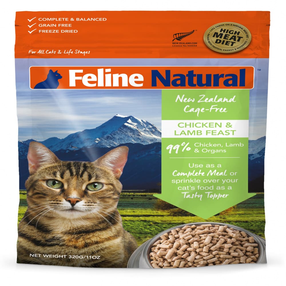 K9 Natural Feline Freeze Dried Chicken Lamb 11 Oz. - Pet Supplies - K9