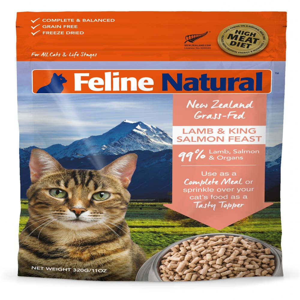 K9 Natural Feline Freeze Dried Lamb Salmon 11 Oz. - Pet Supplies - K9