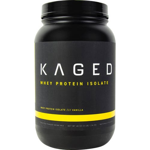 Kaged Muscle Whey Protein Isolate Vanilla 48 oz - Kaged Muscle
