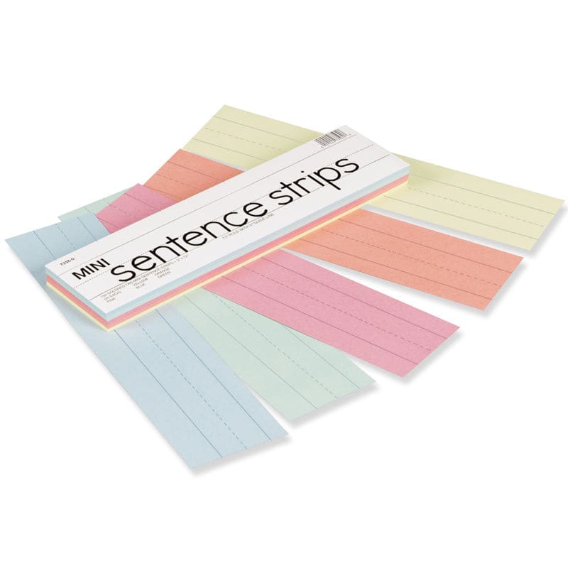 Kaleidoscope Tag Mini Sentence Strips (Pack of 8) - Sentence Strips - Dixon Ticonderoga Co - Pacon