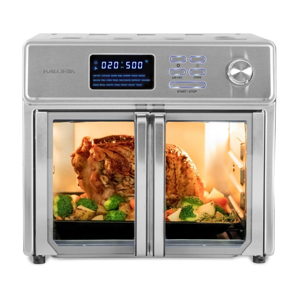 Kalorik 26-Quart Digital Maxx Stainless Steel Air Fryer Oven - Air Fryers - Kalorik