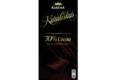 KAralISKAS Dark Chocolate Bar 70% 3.5 oz (100 g) - KARALISKAS