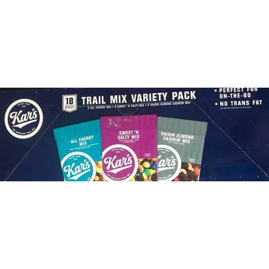 Kar's Trail Mix, Variety Pack, 18-count - ShelHealth.Com