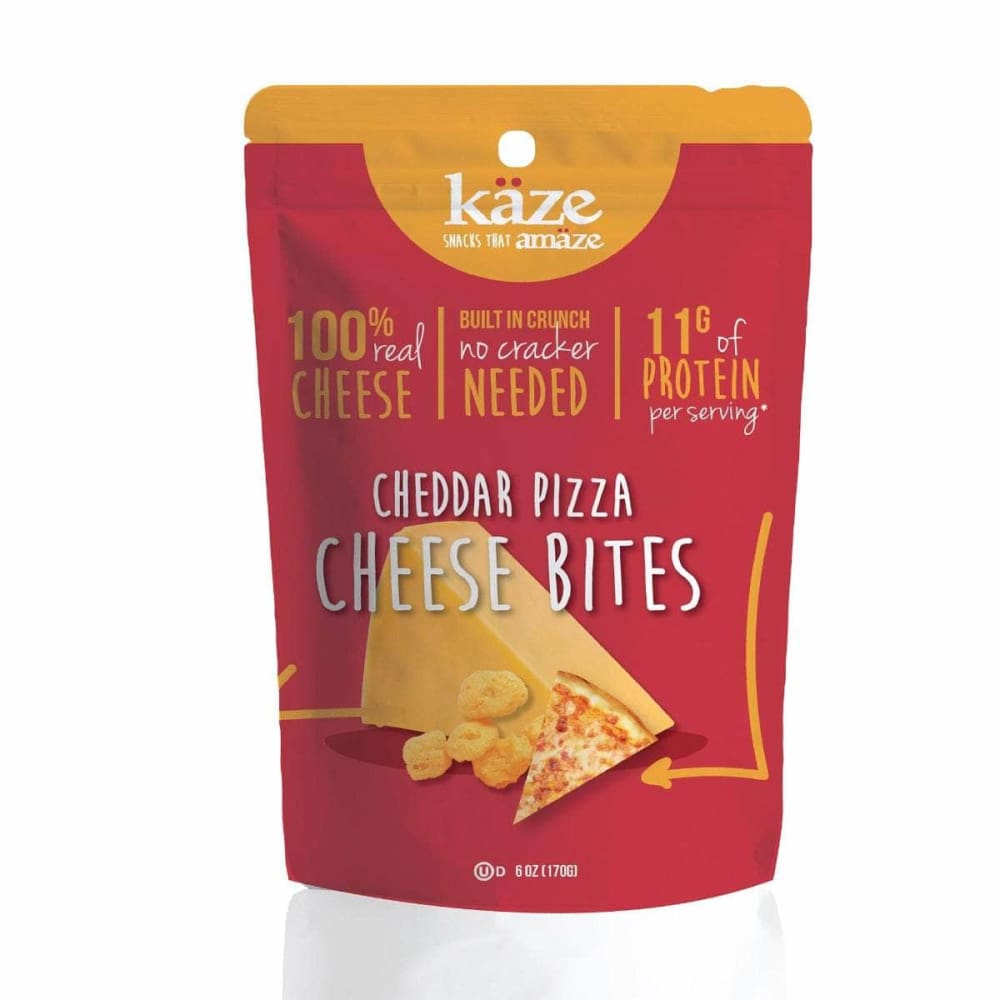 KAZE Grocery > Snacks KAZE: Cheese Bites Cheddar Pizza Snack, 6 oz