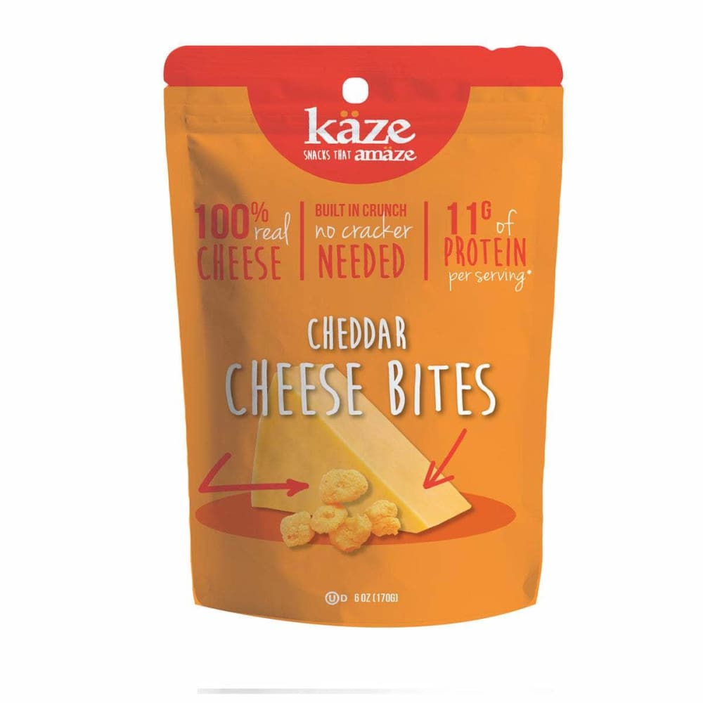 KAZE Grocery > Snacks KAZE: Cheese Bites Cheddar Snack, 6 oz