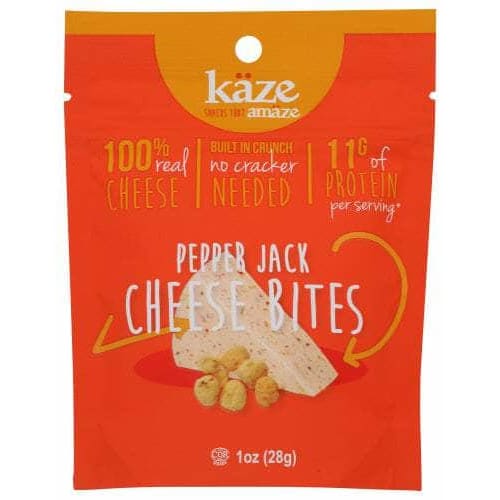 KAZE Grocery > Snacks KAZE: Pepper Jack Cheese Bites, 1 oz