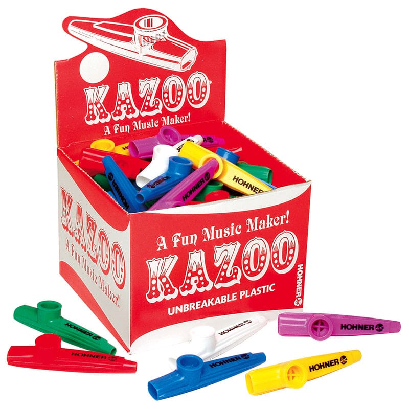Kazoo Classpack Pack Of 50 Assorted Colors - Instruments - Hohner
