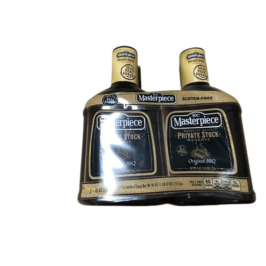 KC Masterpiece Private Stock Reserve BBQ Sauce 2x45oz - ShelHealth.Com