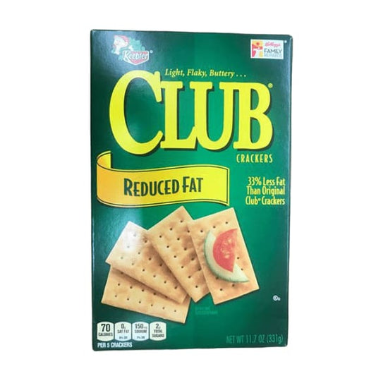 Keebler Club Reduced Fat Crackers, 11.7 Ounce - ShelHealth.Com