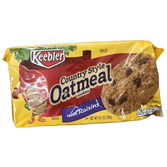 Keebler Country Style Oatmeal Cookies 10.1 oz - ShelHealth.Com