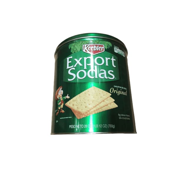 Keebler Export Sodas Crackers, 28 Ounce - ShelHealth.Com