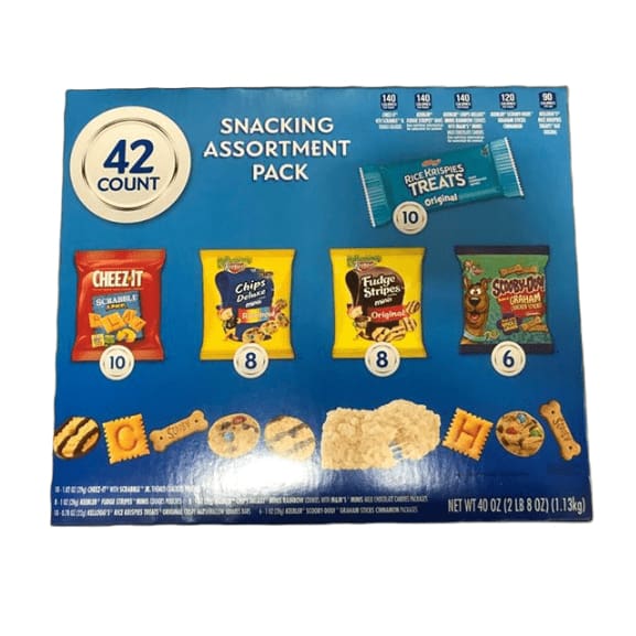 Keebler Snacking Assortment Pack, 42 Count. - ShelHealth.Com