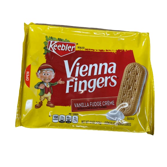 Keebler Keebler Vienna Fingers Vanilla Fudge Creme Cookies, 12 oz