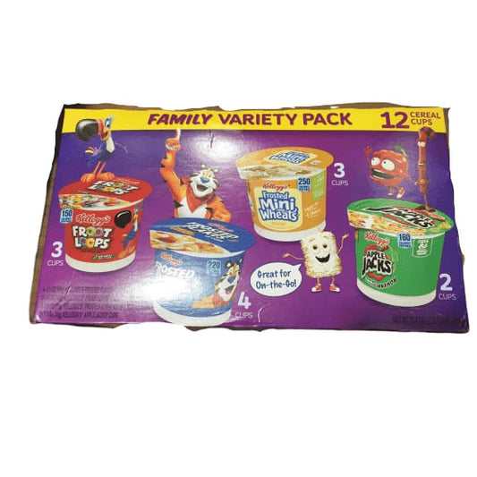 Kellogg's Cereal in a Cup Variety Pack (12 ct.) - ShelHealth.Com