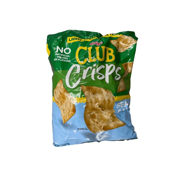 Kellogg's Kellogg's Cracker Crisps Sea Salt Baked Snacks Club Crackers, 20 oz.