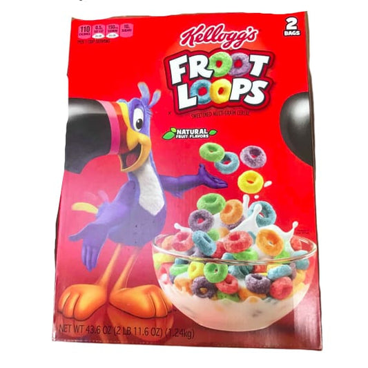 Kellogg's Froot Loops Cereal, 43.6 Ounce - ShelHealth.Com