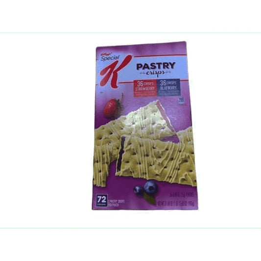 Kellogg's Special K Pastry Crisps, 72 Count (36 Blueberry, 36 Strawberry) - ShelHealth.Com