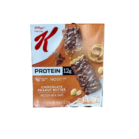 Special K Kellogg's Special K Protein Bars, Chocolate Peanut Butter, 6 Ct, 9.5 Oz, Box