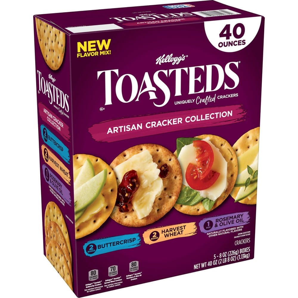 Kellogg’s Toasteds Crackers Variety Pack (40 oz.) - Crackers - Kellogg’s Toasteds