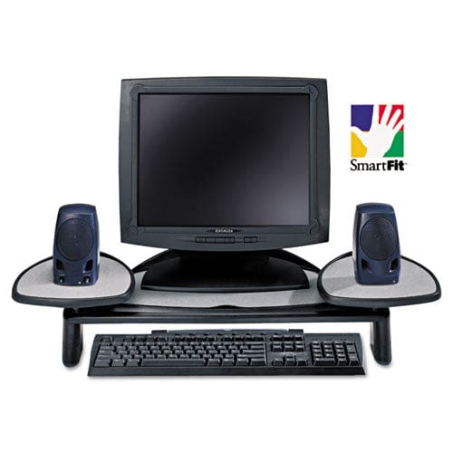 Kensington Flat Panel Monitor Stand With Smartfit 34 X 14 X 2.5 To 4.5 Black Supports 35 Lbs - School Supplies - Kensington®