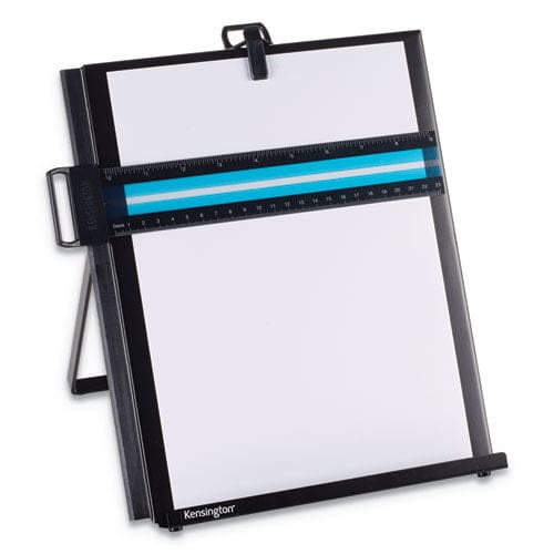 Kensington Letter-size Freestanding Desktop Copyholder 40 Sheet Capacity Stainless Steel Black - Office - Kensington®